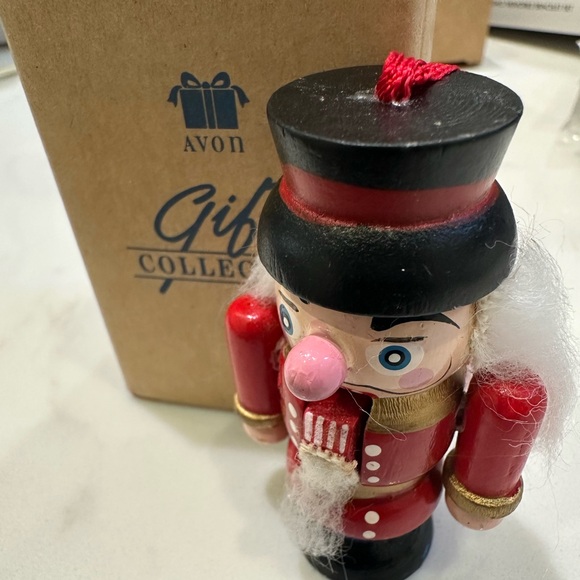 Avon Holiday Nutcracker Ornament- red - Picture 3 of 16
